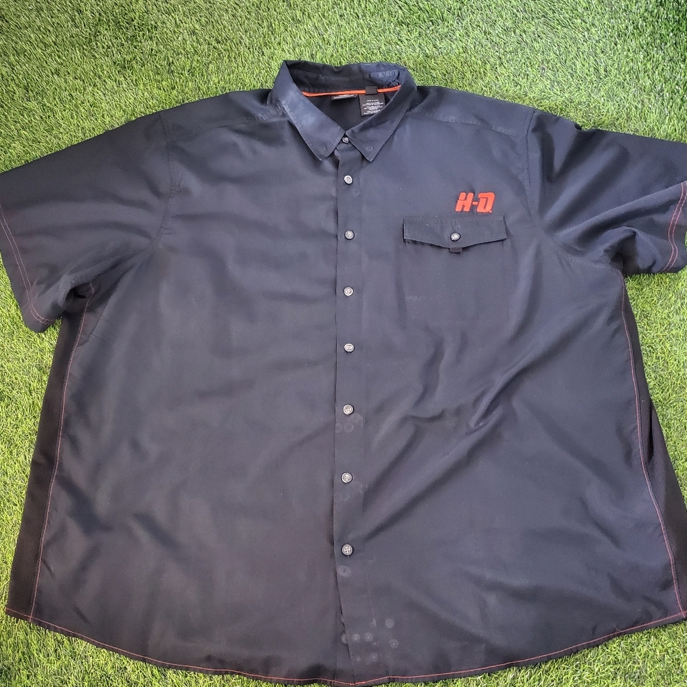 Men's Harely Davidson Buttondown